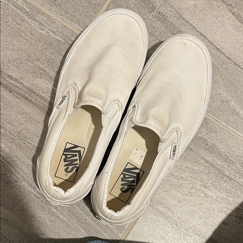 Vans Classic Slip-On Sneakers — White
